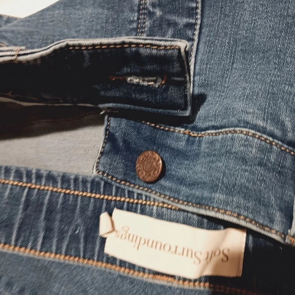 Soft Surroundings Denim Pull-On high waist, Pants Size M